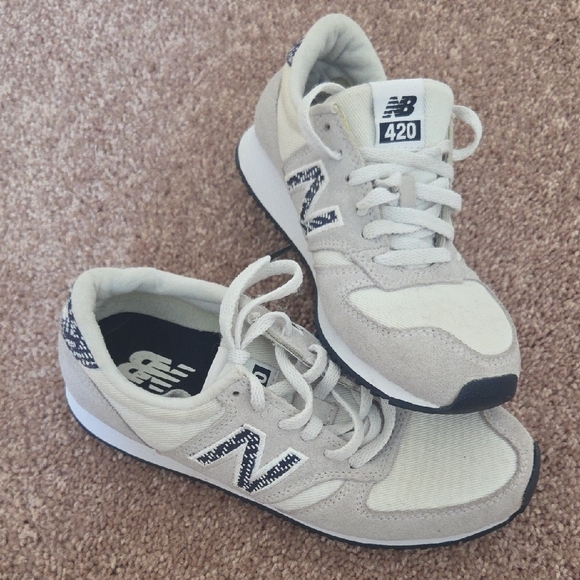 New Balance Other - New Balance Kids' Cream and Black Sneakers